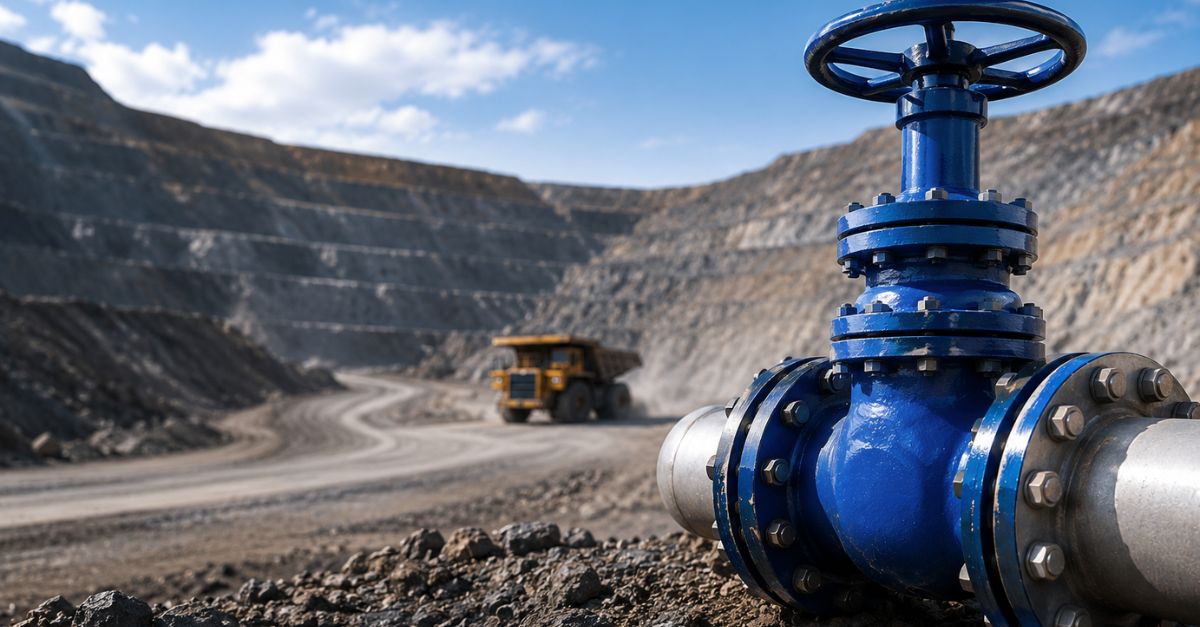 Soluciones en válvulas para minería: eficiencia, seguridad y resistencia en entornos de alta exigencia